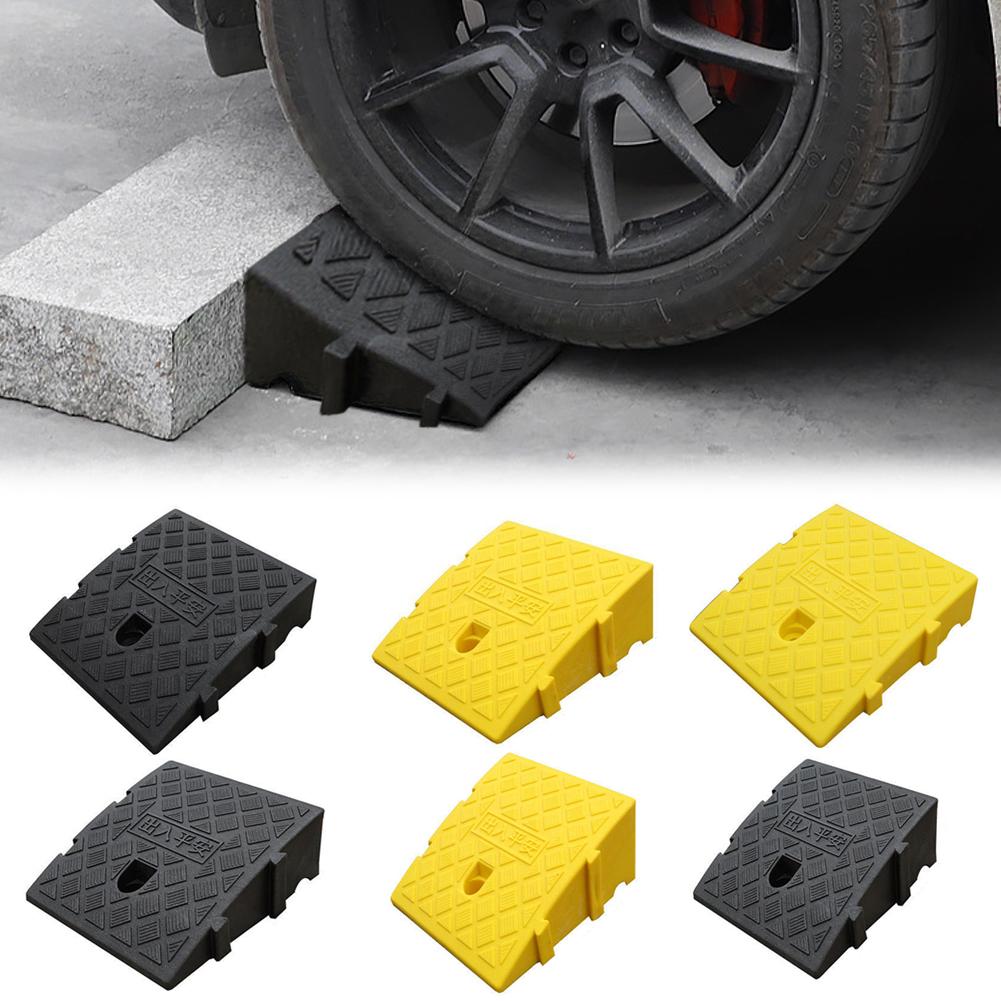 Heavy Equipment Tires - 車道用スロープキット 高さ7/13cm 携帯用滑り止めホイールチョック 耐荷重スロープ 車両整備・積載用