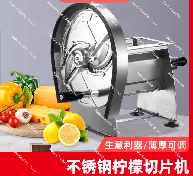 Heavy Equipment Manual - 新型ステンレス製手動スライサー、厚さ調整可能、頑丈なキッチン用カッティング機器