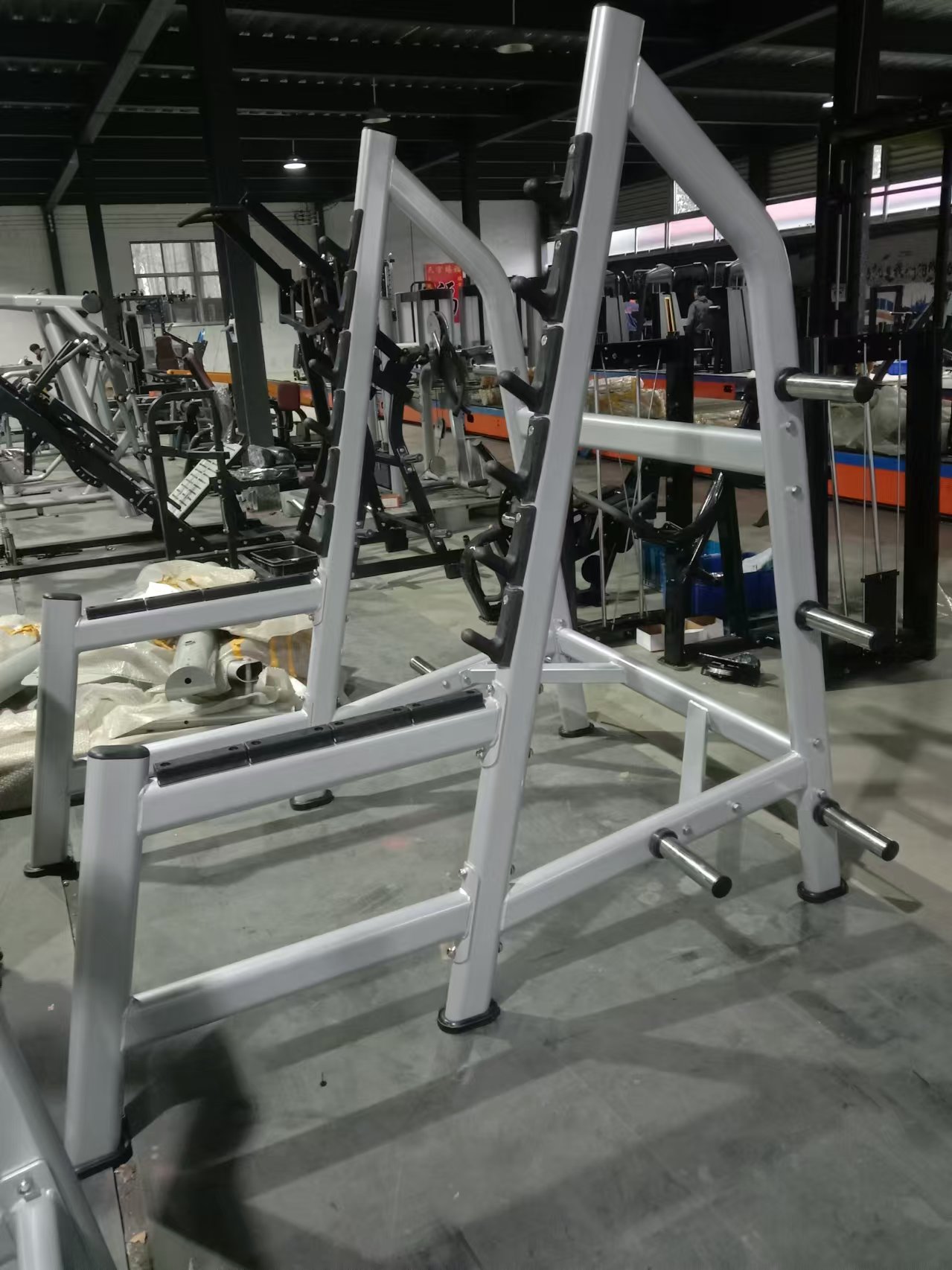 スクワットラックパワーケージ、安全アーム付きプレートロード式 - Heavy Equipment Gym のレビューと価格