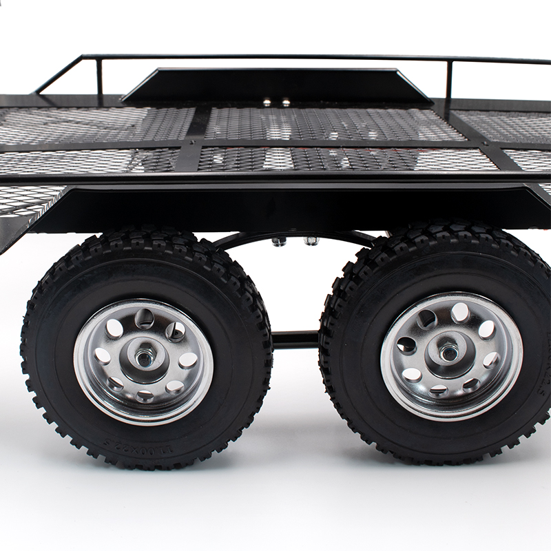 Kyx-頑丈な金属製トレーラー,1/10 rcロッククローラ - Heavy Equipment Vehicles のレビューと価格