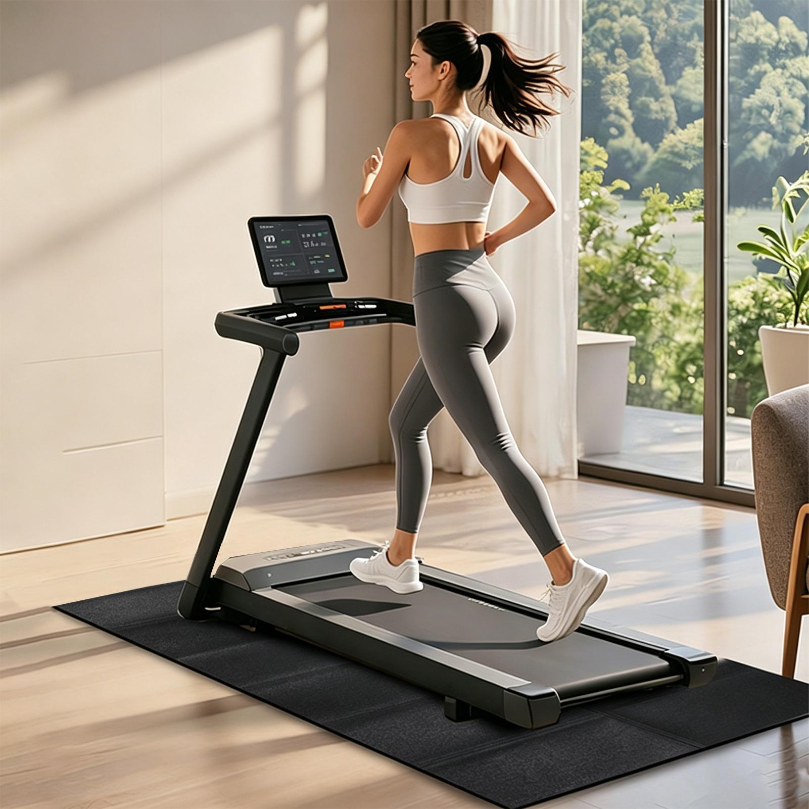 トレッドミルマット振動吸収ヘビーデューティトレッドミルフロア - Heavy Equipment Gym のレビューと価格