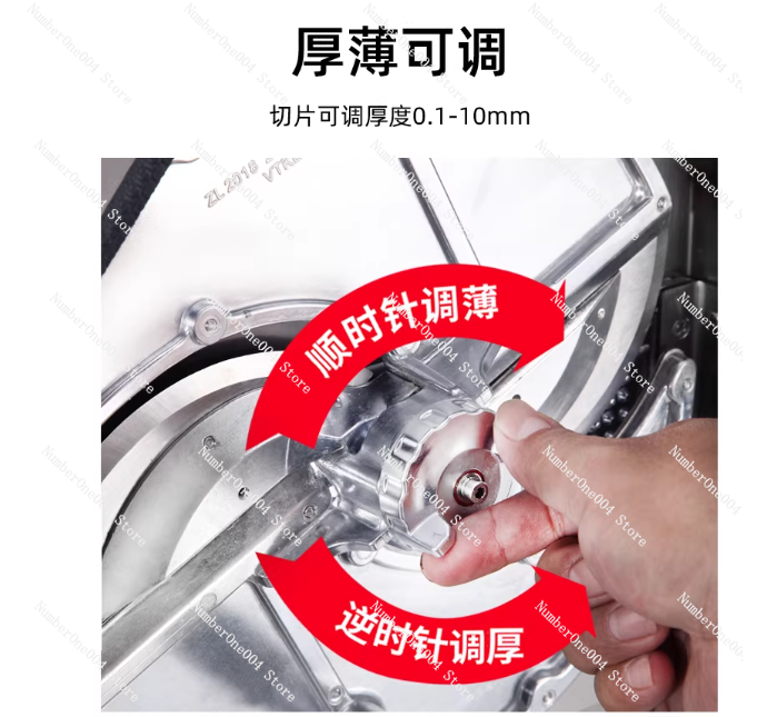 新型ステンレス製手動スライサー、厚さ調整可能、頑丈なキッチン - Heavy Equipment Manual のレビューと価格
