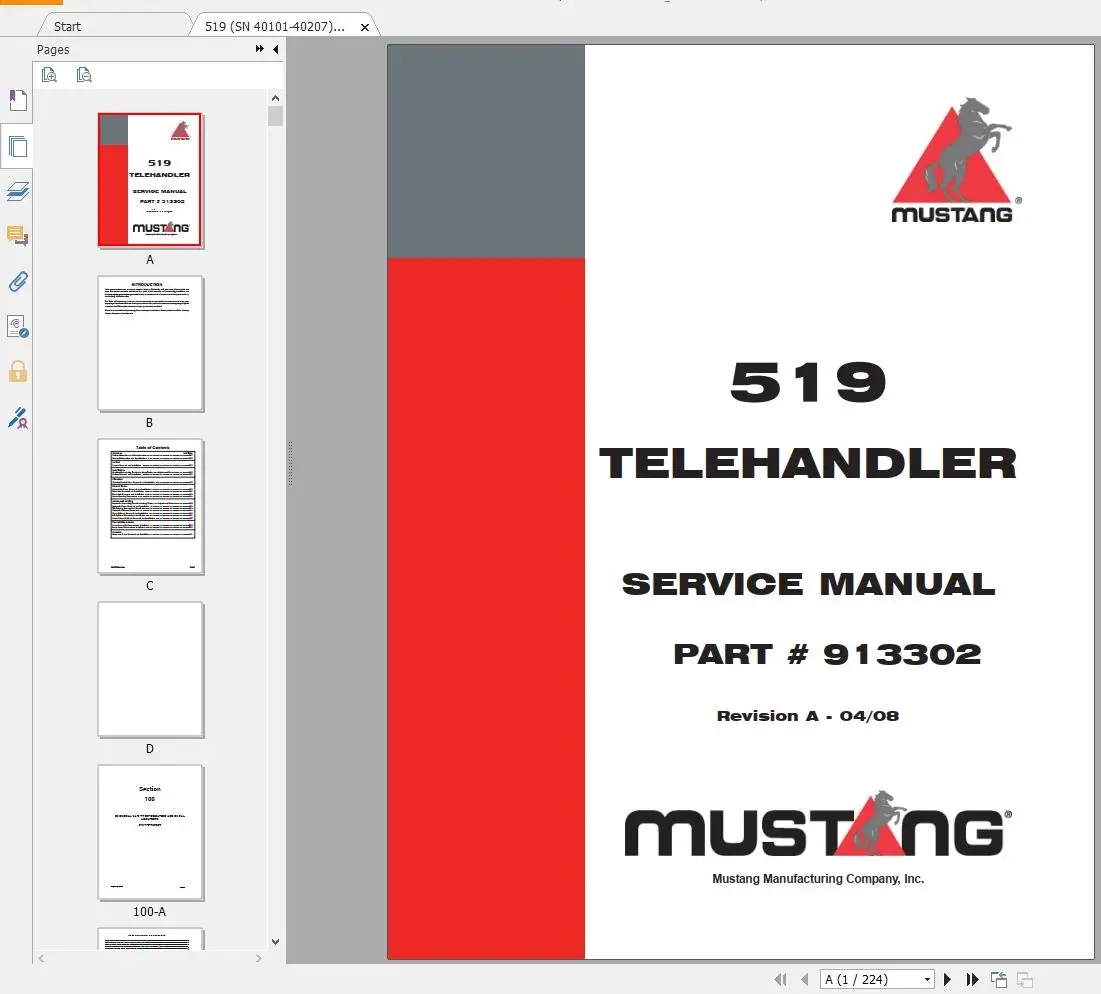 AutoDVD マスタング機械重機 4.14 GB PDF  - Heavy Equipment Manual のレビューと価格