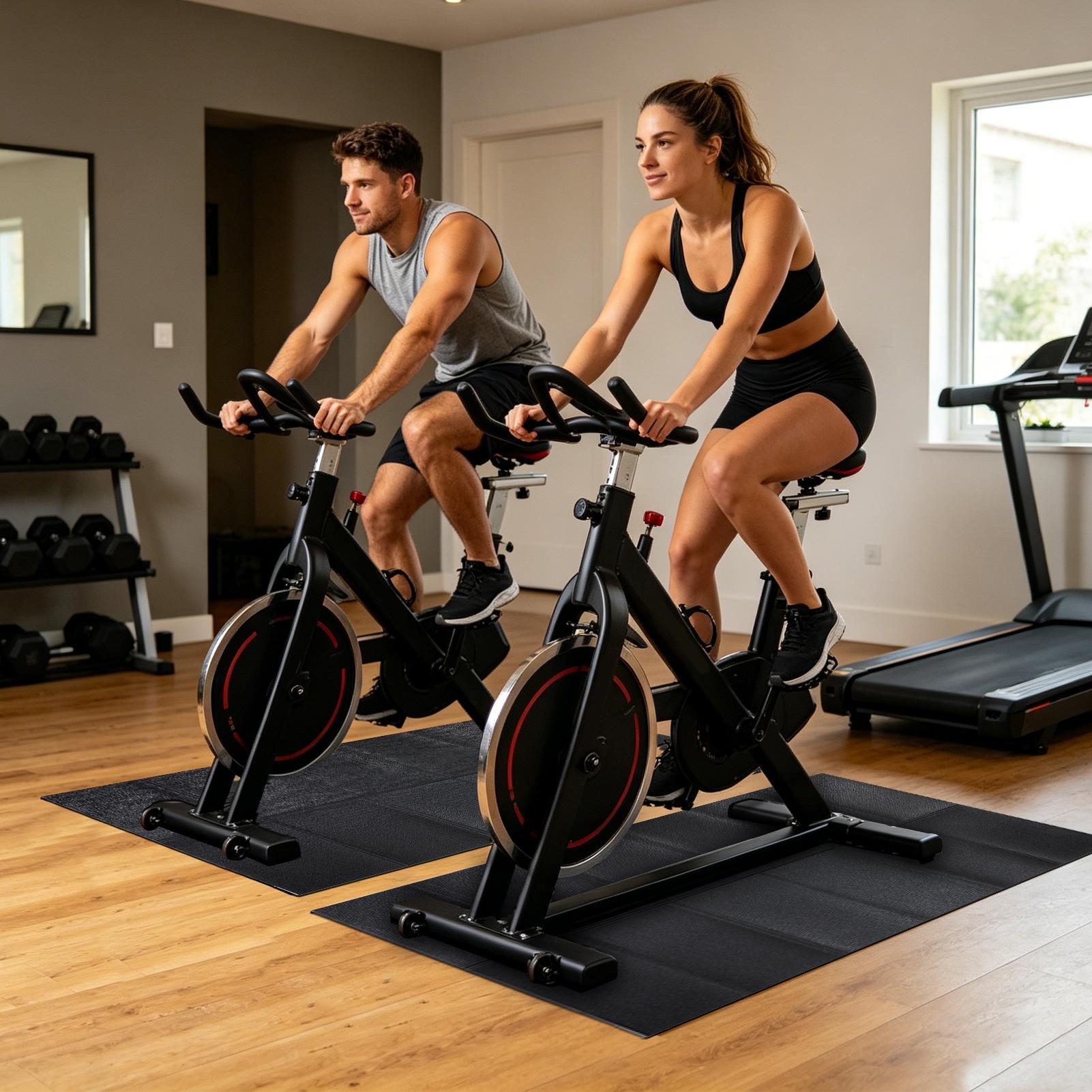 トレッドミルパッド高耐久防水折りたたみ式堅木床用トレッドミル - Heavy Equipment Gym のレビューと価格
