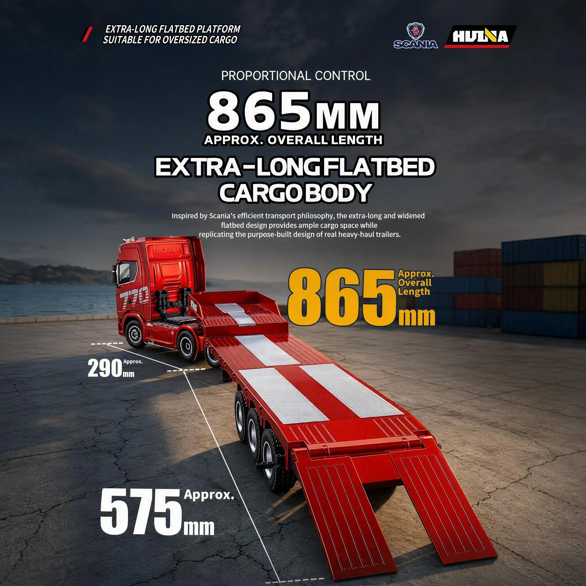 HUINA 1302A 1:24 RCトラクタートラック ラ - Heavy Equipment Vehicles のレビューと価格