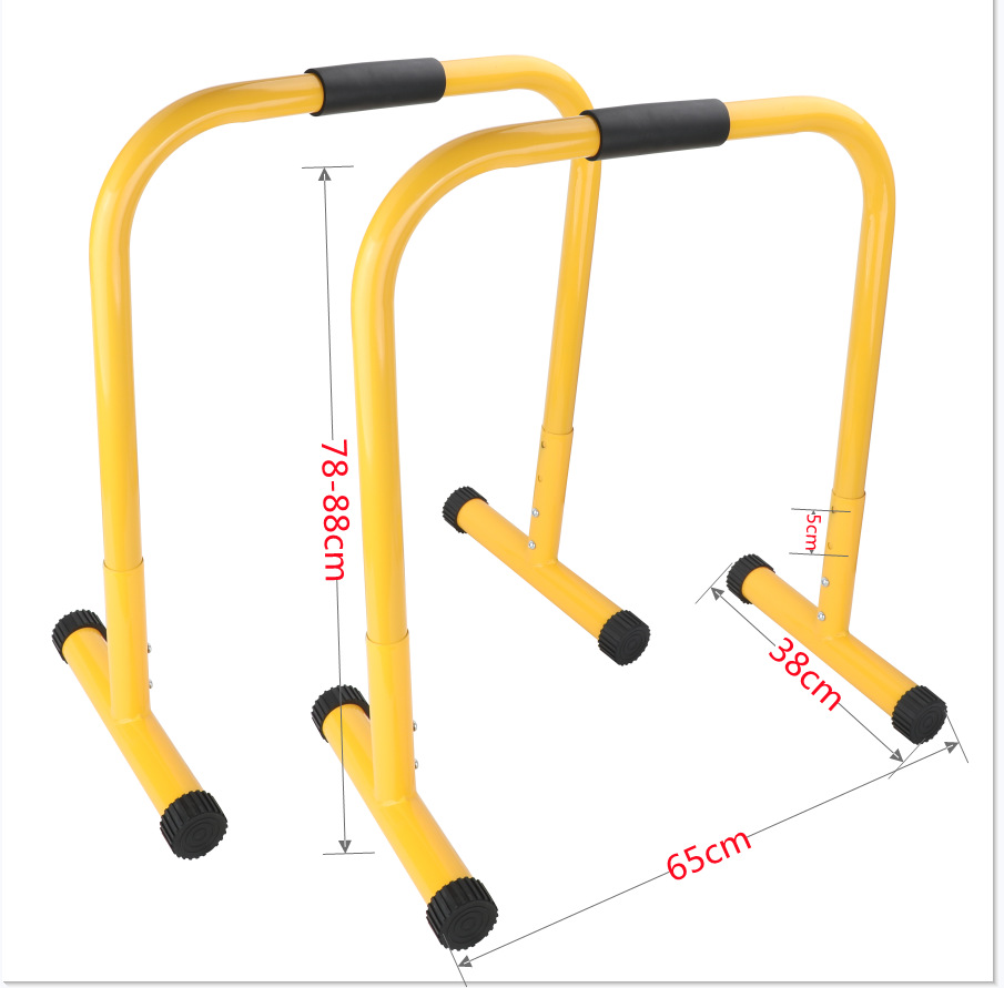 スチール製平行棒、65x38x78cmディップステーション、 - Heavy Equipment Gym のレビューと価格